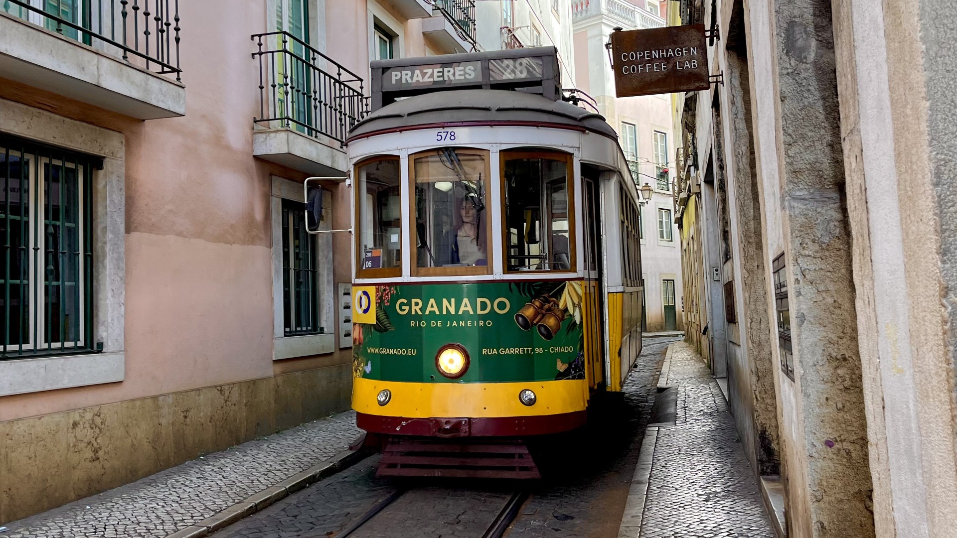 Lisbon number 28 tram